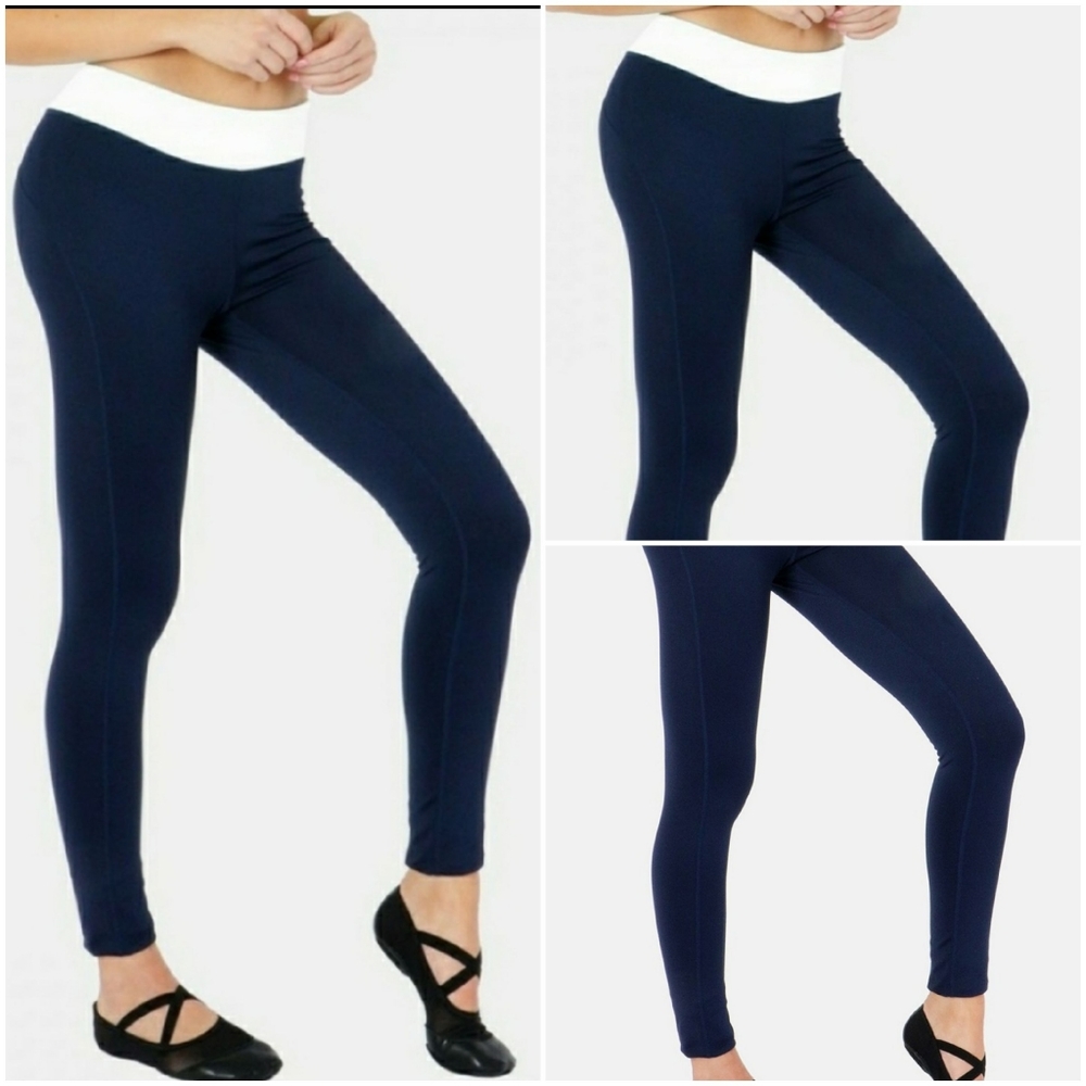 Navy Compression Legging .